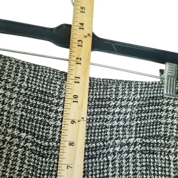 Soho Apparel Womens Black White Houndstooth Stretch Pants‎ Size L Career Work - Picture 7 of 8